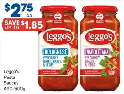 Foodland Leggo's Pasta Sauces offer