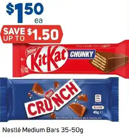 Foodland Nestlé Medium Bars offer
