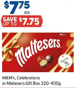 Foodland M&M's, Celebrations or Maltesers Gift Box offer
