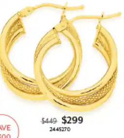 Angus & Coote Hoop Earrings offer