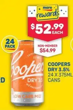 SipnSave Coopers Dry 3.5% offer