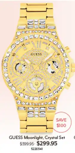 Angus & Coote GUESS Moonlight, Crystal Set offer