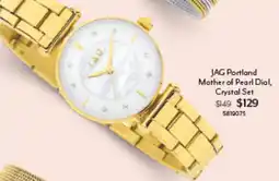 Angus & Coote JAG Portland Mother of Pearl Dial, Crystal Set offer