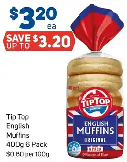 Foodland Tip Top English Muffins offer