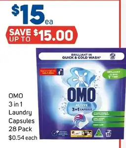 Foodland Omo 3 in 1 Laundry Capsules offer