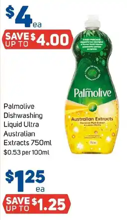 Foodland Palmolive Dishwashing Liquid Ultra Australian Extracts offer
