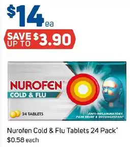 Foodland Nurofen Cold & Flu Tablets offer