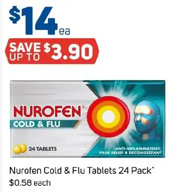 Foodland Nurofen Cold & Flu Tablets offer