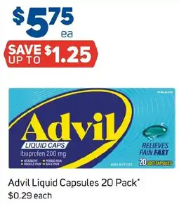 Foodland Advil Liquid Capsules offer