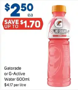 Foodland Gatorade G-Active Water offer