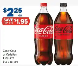 Foodland Coca-Cola Varieties offer