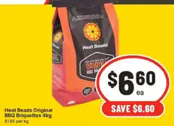 IGA Heat Beads Original BBQ Briquettes offer