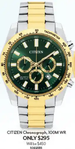 Angus & Coote CITIZEN Chronograph offer