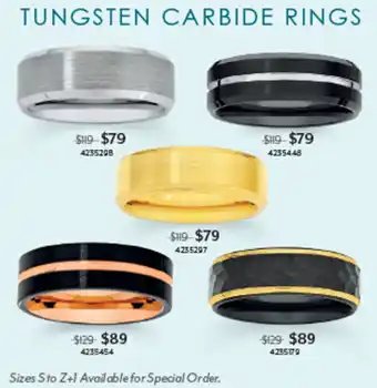 Angus & Coote Tungsten Carbide Ring offer