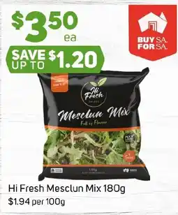 Foodland Hi Fresh Mesclun Mix offer