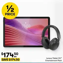 BIG W Lenovo Tablet 10.1" Entertainment Pack offer