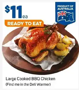 Foodland Large Cooked BBQ Chicken offer