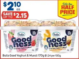 Foodland Bulla Good Yoghurt & Muesli offer