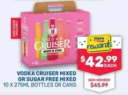 SipnSave Vodka Cruiser Mixed offer