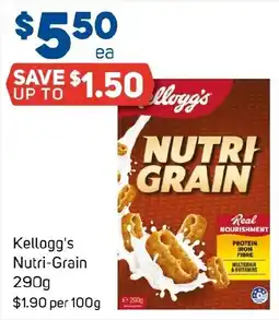 Foodland Kellogg's Nutri-Grain offer