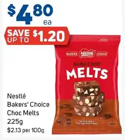 Foodland Nestlé Bakers' Choice Choc Melts offer