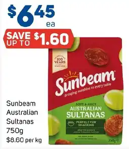 Foodland Sunbeam Australian Sultanas offer
