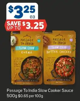 Foodland Passage To India Slow Cooker Sauce offer