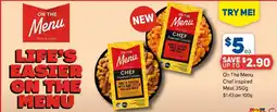 Foodland On The Menu Chef Inspired Cuisine Mac & Cheese with BBQ Style Pulled Beef offer