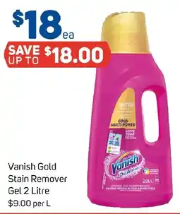 Foodland Vanish Gold Stain Remover Gel offer