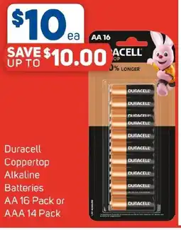 Foodland Duracell Coppertop Alkaline Batteries offer