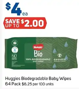 Foodland Huggies Biodegradable Baby Wipes offer