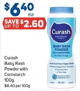 Foodland Curash Baby Rash Powder with Cornstarch offer