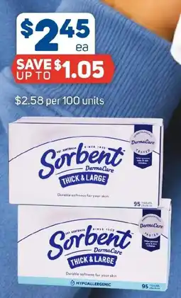 Foodland Sorbent DermaCare Thick & Large offer