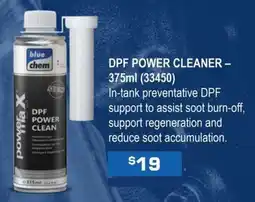 Burson Auto Parts blue chem DPF POWER CLEAN offer