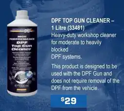 Burson Auto Parts Dpf Top Gun Cleaner offer
