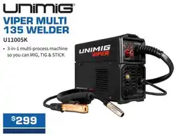 Burson Auto Parts Unimig Viper Multi 135 Welder offer