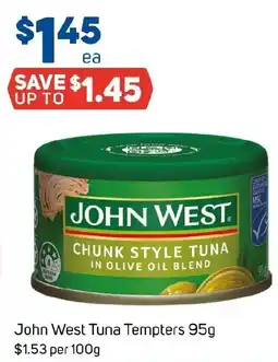 Foodland John West Tuna Tempters offer