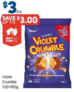 Foodland Menz Violet Crumble offer