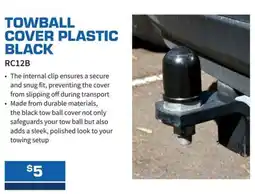 Burson Auto Parts Towball Cover Plastic Black offer