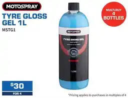 Burson Auto Parts Motospray Tyre Gloss Gel offer