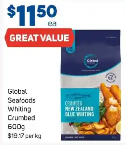 Foodland Global Seafoods Whiting Crumbed offer