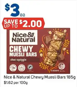 Foodland Nice & Natural Chewy Muesli Bars offer