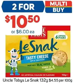 Foodland Uncle Tobys Le Snak offer