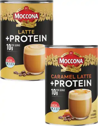 Moccona Latte +Protein Coffee-168g