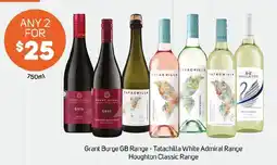 Foodland Grant Burge GB Range - Tatachilla White Admiral Range Houghton Classic Range offer