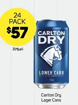 Foodland Carlton Dry Lager Cans offer