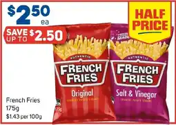 Foodland French Fries offer