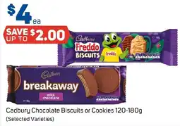 Foodland Cadbury Chocolate Biscuits or Cookies offer