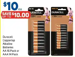 Foodland Duracell Coppertop Alkaline Batteries offer
