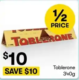 BIG W Toblerone offer